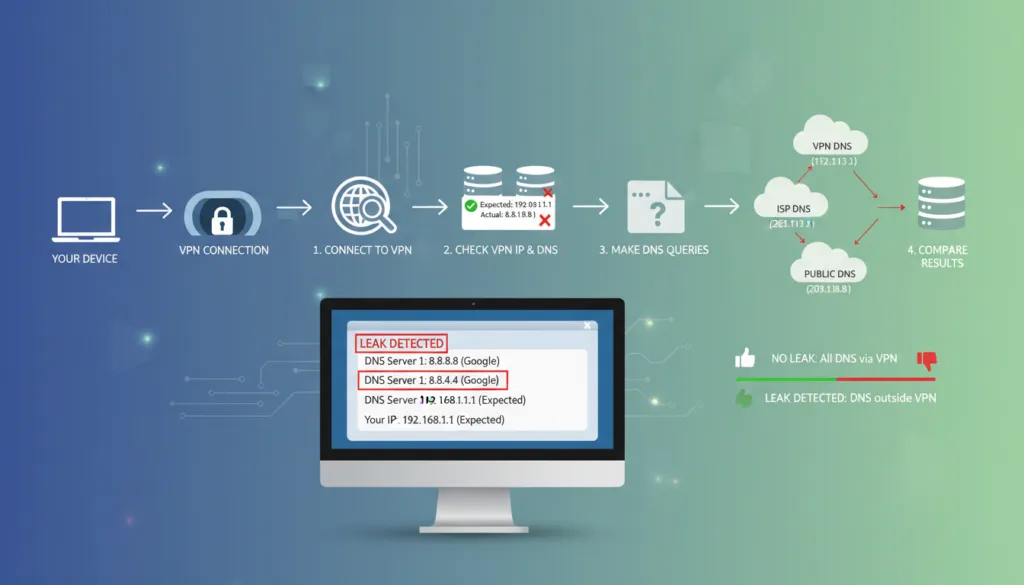 dns leak test procedure diagram dns leak test procedure diagram